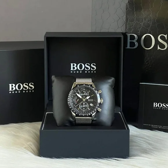 HB1513886 - Hugo Boss Men’s Pilot Edition Chronograph Watch - Picture 11 of 12